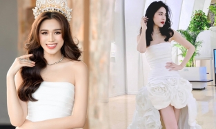 Chiếc váy khiến ca sĩ Thủy Tiên phải 'chào thua' trước Hoa hậu Đỗ Thị Hà