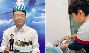 Nhìn cách 'người vợ tào khang' của Shark Bình dạy con, netizen chỉ biết gật gù khéo quá khéo