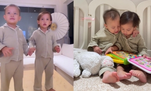 Leon - Lisa nhà Hồ Ngọc Hà đón Trung thu, không cần đồ chơi vẫn vui hết nấc