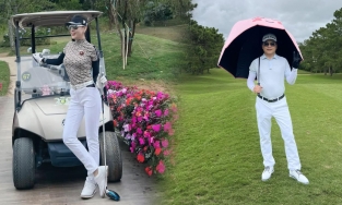 Shark Bình và Phương Oanh cùng check-in sân golf giữa ồn ào vẫn chưa chính thức ly hôn