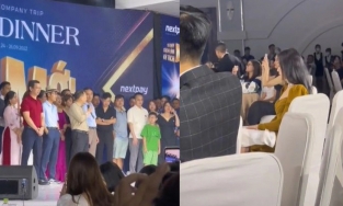 Shark Bình dẫn Phương Oanh 'ra mắt' nhân viên, tham dự sự kiện riêng tư của công ty?