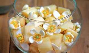 Cách làm mía ướp hoa bưởi mát lịm để 'thưởng' được sự tinh tế của ẩm thực Hà thành