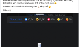 Facebook lại thay đổi, từ nay chỉ xem được số người like, tim nhưng cụ thể là ai thì 'đoán xem'