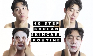 Học nam giới Hàn Quốc 10 bước chăm sóc da mặt
