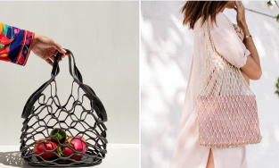 Chất liệu cườm và lông là gợi ý túi xách độc đáo cho năm 2021