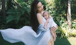 'Mẹ bỉm sữa' showbiz Việt vừa đẻ xong đã diện đồ bơi nóng bỏng 