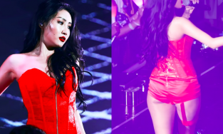 Sao nữ Hàn bị chỉ trích về trang phục phản cảm