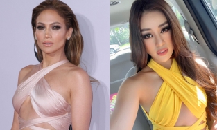 Chiếc váy vàng nắng của HH Khánh Vân lại bất ngờ vướng đạo nhái sao quốc tế