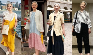 Cụ bà U70 Hàn Quốc khiến 'các cháu' trầm trồ vì gu thời trang sành điệu