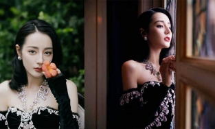 Thấy gì qua chiếc váy đen lộng lẫy của Địch Lệ Nhiệt Ba?