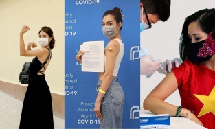 Thời trang mỹ nhân Việt khi đi tiêm vaccine, người sexy kẻ kín bưng nhưng đều có một điểm chung