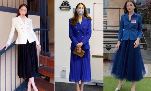 Học công nương Kate mix blazer với chân váy, mỹ nhân Việt 'lên đời' quý tộc 