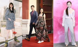 Địch Lệ Nhiệt Ba mặc đồ hiệu như đồ chợ, Dương Mịch mix đồ khó hiểu