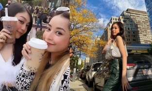 Bạn thân Chi Pu ở trời Tây: Con gái tài phiệt, đồ hiệu dát kín người