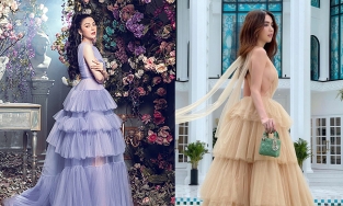 Công khai đối đầu, Ngọc Trinh và Lily Chen nhiều lần 'mượn' ý tưởng chụp ảnh lẫn nhau