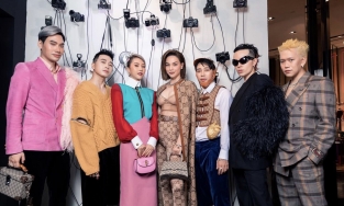 Lạc lõng giữa dàn sao Việt tham dự sự kiện thời trang, Karik 'gu kỳ' chứ không phải Gucci
