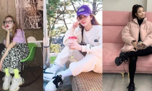 Sao Hàn bọc tất ngoài gấu quần, đi tất neon: Toàn tuyệt chiêu có thể bạn chưa biết