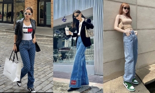 Muôn kiểu diện quần jeans đẹp như Chi Pu, Khánh Linh và mỹ nhân Việt