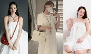  'Chiếc đầm thị phi' khiến Minh Hằng gia nhập hội sao Việt bị đồn bí mật bầu bí