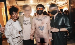 Wowy diện suit in hình nhạy cảm, ai không nhìn kỹ sẽ tưởng anh chàng không mặc gì