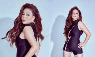 Bộ ảnh mới của Lê Giang 'ngầu' thế nào mà Quang Hà nhận xét ''Đẹp thế này xứng đáng có 10 người yêu'