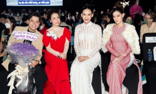 Áo dài chiếm ưu thế trên thảm đỏ Vietnam International Fashion Week 2021