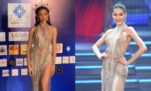 Thùy Tiên diện lại váy Á hậu chuyển giới Thái Lan, thách thức dàn 'hung thần' thảm đỏ