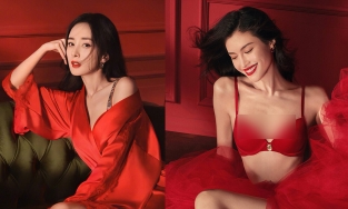 Dương Mịch 'vừa đỏ vừa thơm' trong BST mới của Victoria's Secret: Có đủ sức lấn át Hà Tuệ?