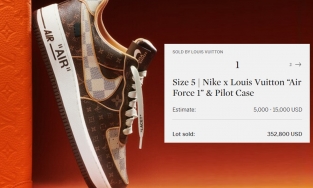 Giày Louis Vuitton x Nike Air Force 1 có giá tương đương 1 căn hộ và một chiếc ô tô hạng sang