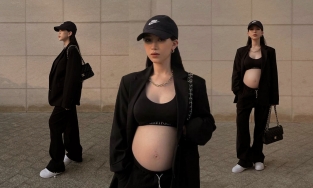 Gu thời trang chất lừ, khoe bụng 'nặng trĩu' của ái nữ nhà Minh Nhựa những tháng cuối thai kỳ