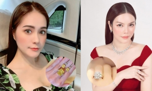 Nhẫn kim cương chục tỷ của các mỹ nhân Việt: 'Trùm cuối' Lý Nhã Kỳ không làm ai thất vọng