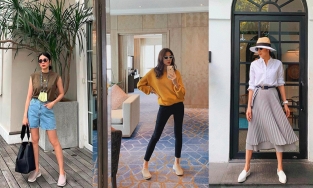 Người mặc gì cũng thành xu hướng như Tăng Thanh Hà hóa ra lại rất ưu ái kiểu giày giản dị này