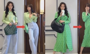 Minh Hằng thị phạm các chị em chuyển từ style công sở sang phong cách đi chơi mà không cần thay đồ