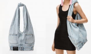 Túi xách quần jeans của Alexander Wang được bán với giá hơn 13 triệu đồng
