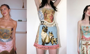 Corset cho quý cô sang chảnh từ vải bọc ghế sofa và cách 'tự chế' corset không cần máy khâu