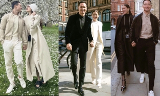 Nhìn qua tưởng “ông bà Smith”, nhìn kĩ ra là Hồ Ngọc Hà - Kim Lý ở London