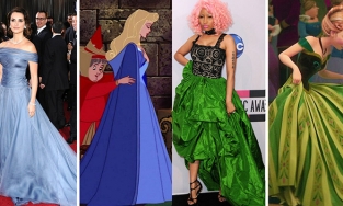 Khi sao Hollywood như công chúa Disney bước ra đời thật trên thảm đỏ