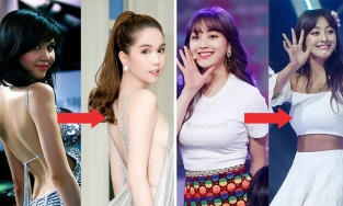 Đổi da - đổi vận: Vbiz và Kbiz đều có những mỹ nhân lột xác nhờ tắm trắng, nhuộm da nâu