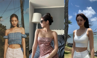 Jennie (BLACKPINK) chăm chỉ phô diễn bờ vai 'triệu đô' bằng những thiết kế đáng học hỏi này