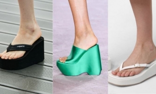 Dép kẹp đế độn - item đi chợ yêu thích của các bà các dì một ngày bỗng trở thành footwear sang chảnh