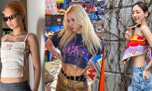 Sao Hàn ngày càng táo bạo: Lấy khăn làm áo, chỉ vừa vặn che vùng nhạy cảm