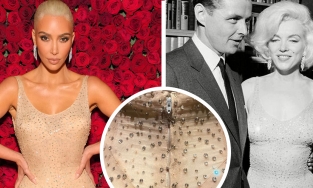 Không thể chấp nhận: Kim Kardashian làm hỏng váy của Marilyn Monroe!
