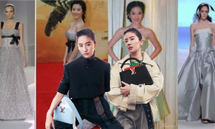 Được nhiều thương hiệu săn đón hậu đỉnh cao sự nghiệp, Lưu Diệc Phi từng có thời gian mặc hàng nhái 