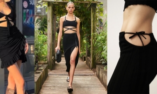 Flossing dress: Vũ khí khêu gợi mùa hè kết hợp giữa dây nhợ và váy cut-out