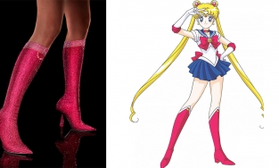 Siêu phẩm boots Thuỷ Thủ Mặt Trăng từ Jimmy Choo và tác giả của 'Sailor Moon' vừa được ra mắt 