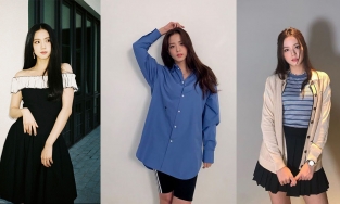 Cách 'chị cả' Jisoo (BLACKPINK) khéo léo phối đồ che eo bánh mì và bắp tay tròn trịa