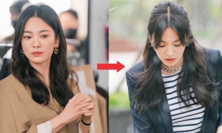 Tóc mái 'rèm cửa' giúp Song Hye Kyo 'hack tuổi' vi diệu