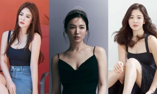 Song Hye Kyo mê đồ hai dây - item thần thánh khoe bờ vai hao gầy cực phẩm