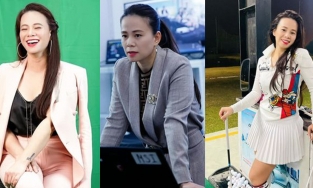 Thời trang 'vợ tào khang' Shark Bình: Lên công ty quyền lực, ra sân golf tươi trẻ