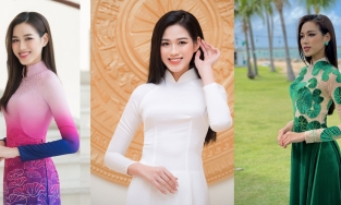 Không chỉ mặc áo dài đẹp, Đỗ Thị Hà còn sở hữu bí kíp tạo dáng với áo dài 'đỉnh của chóp'